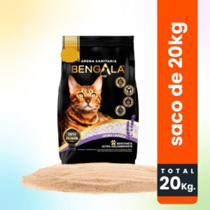 Arena para Gatos Bengala 20 kg – Ultra Aglomerante